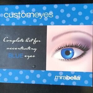 Mirabella Custom Eyes Complete Kit For Accentuating Blue Eyes MakeUp Set NIB